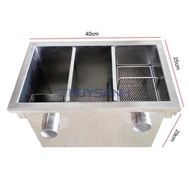 Bể tách mỡ gia đình inox 304 dung tích 25 lít BM-25L