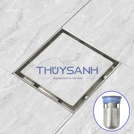 Phễu thoát sàn lát gạch F57ST, mặt 100x100, ống D60, D75, D90