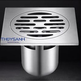 Thoát sàn D110.Mặt 120x120. Ngăn mùi. F02ST-DN65/80L. Inox304